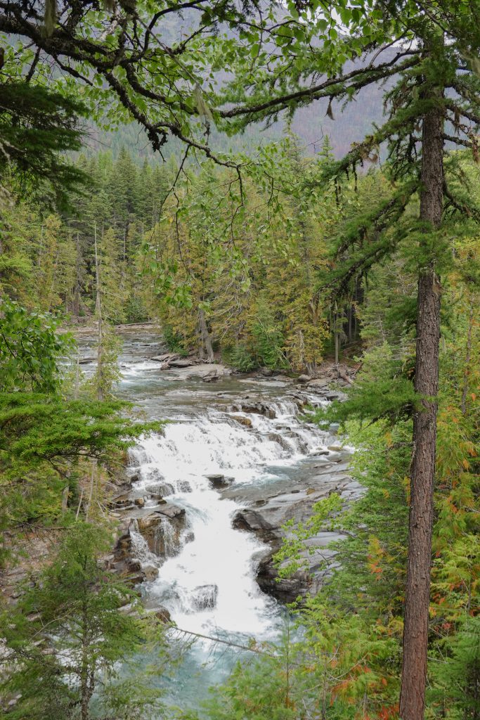 Wildwasser am Avalanche Creek