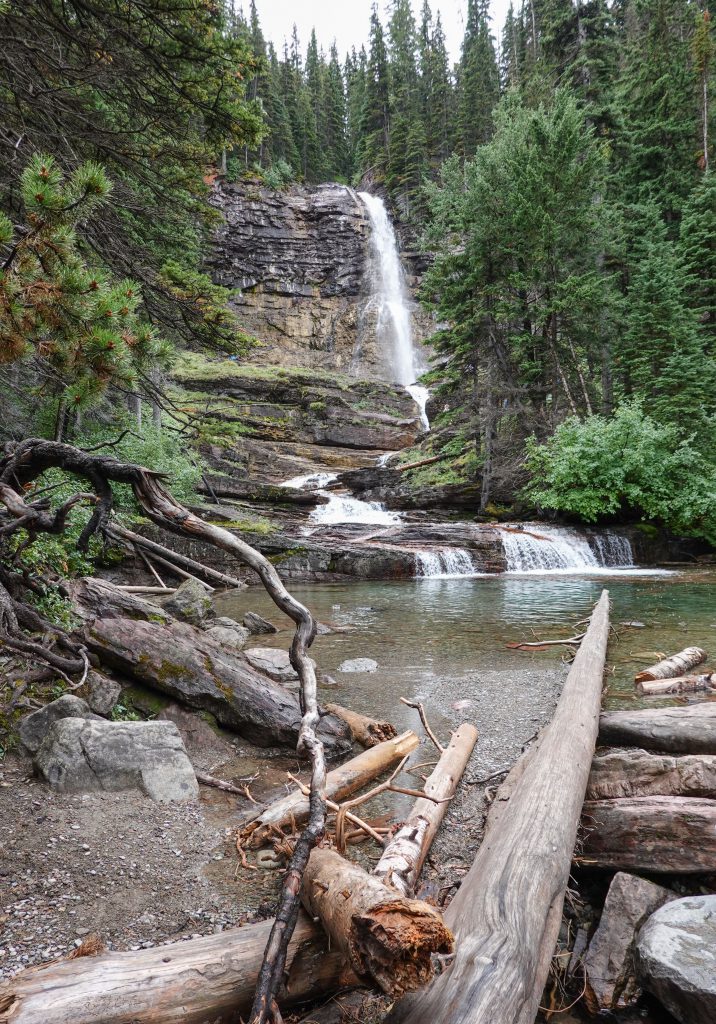 Wasserfall am Avalanche Creek