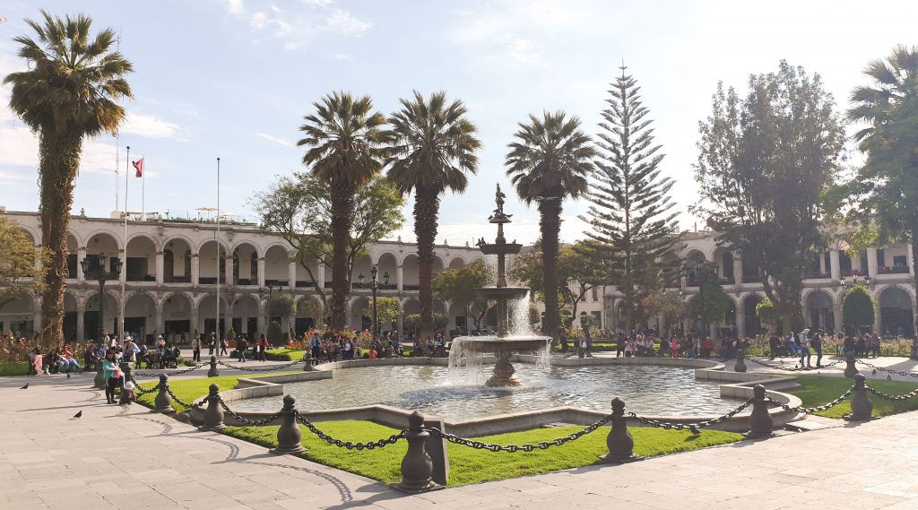 Plaza Principal de la Virgen de la Asuncion Arequipa