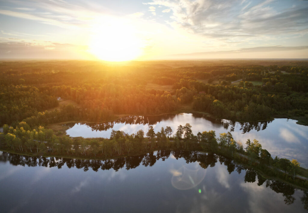 Sonnenaufgang in Schweden