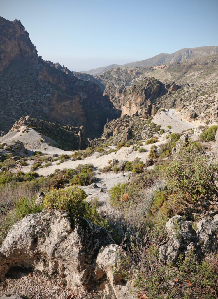 Berglandschaft in der Sierra Nevada, Andalusien, Spanien.
