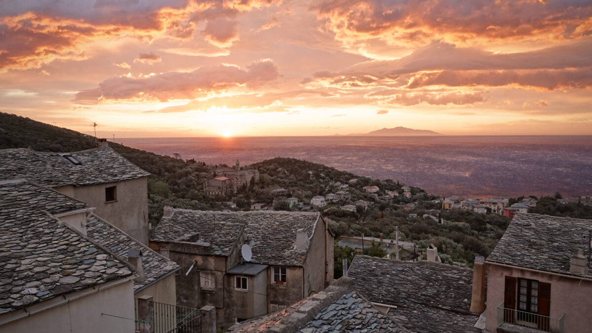 Fotogalerie Korsika: Sonnenaufgang bei Erbalunga