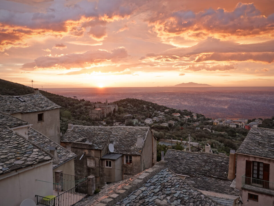 Fotogalerie Korsika: Sonnenaufgang bei Erbalunga