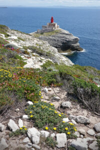 Fotogalerie Korsika: Leuchtturm bei Bonifacio