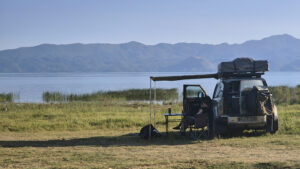 Albanien offroadfahren und wildcampen im Land Rover Defender
