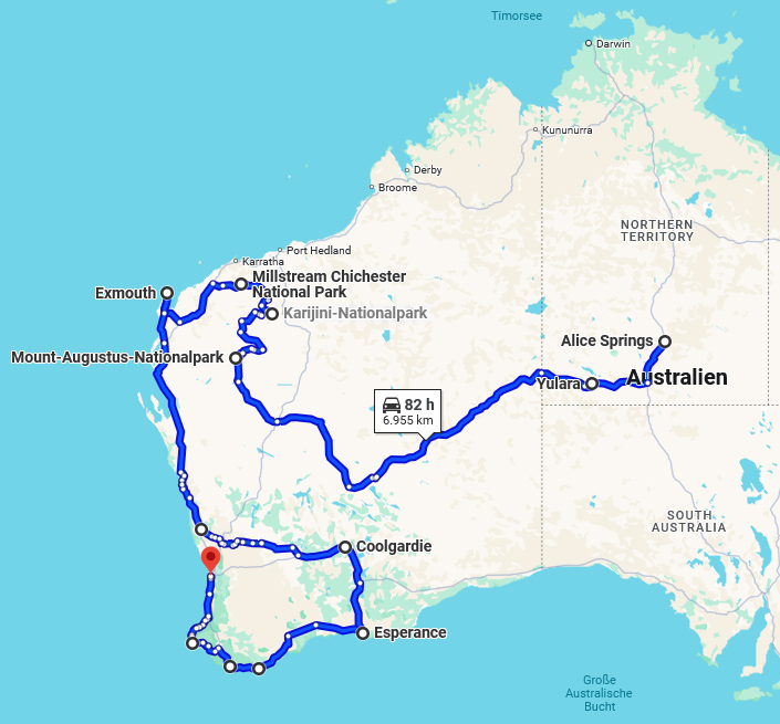 AustralienWestroute Reiseplanung Australien - Zentrum und Western Australia