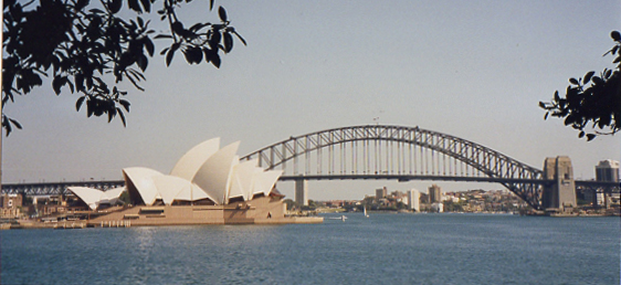 Sydney Sydney Opera house und Harbour bridge